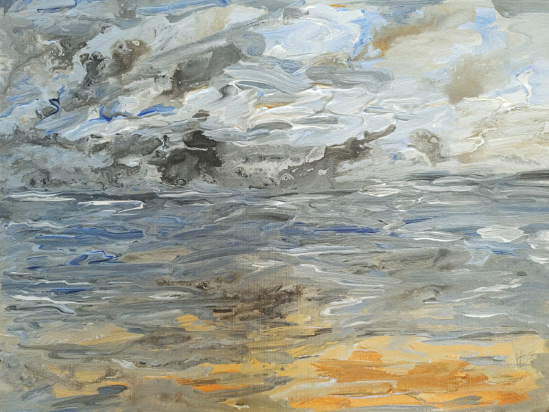 Nordsee_bei_St_Peter-Ording_40x30_Acryl_auf-Leinwand